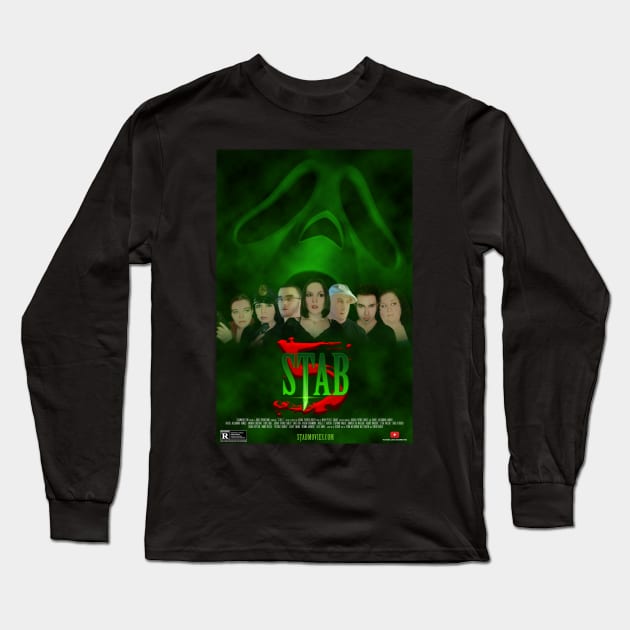 Stab 5 Version 2 Poster Long Sleeve T-Shirt by StabMovies